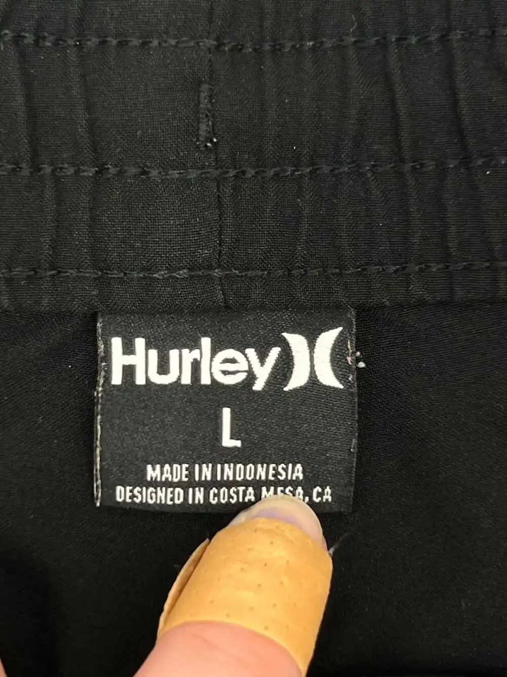 Hurley Black Shorts | Men’s Regular L